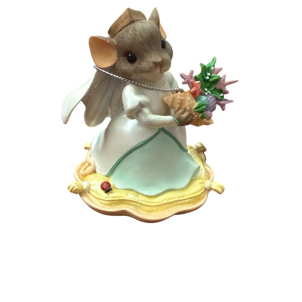 RARE Charming Tails Disney Princess Ariel Little Mermaid 2008 Mouse Figurine NWT